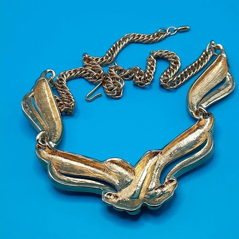 Vintage Avon Rhinestone Necklace, Billy Dee Williams Undeniable Book Piece 1991